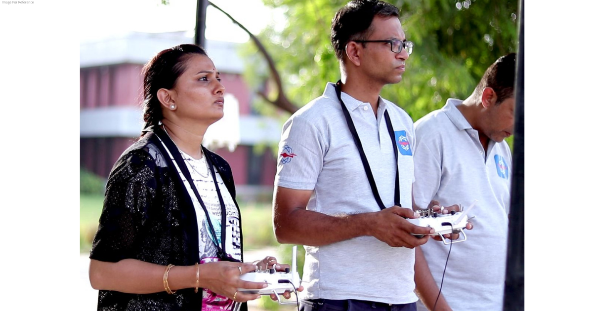 Lakshmi Baldania has notably become Gujarat’s first certified woman drone pilot from Sanskardham Drone Academy